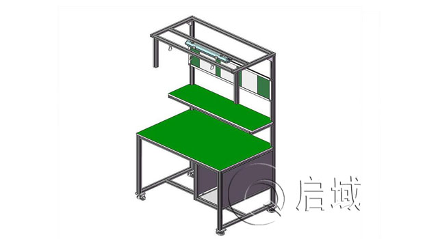 鋁型材工作台3維圖紙